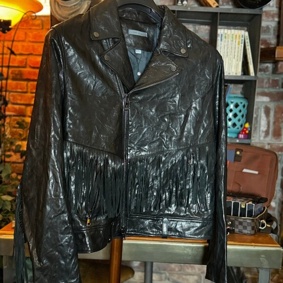 $2,998 JOHN VARVATOS Chelsea Tassel LOPEZ Jacket in sz52 - Picture 2 of 16